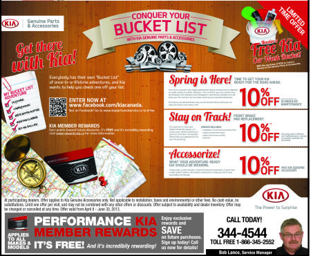 Get a FREE Kia Car Wash Bucket! Great Value!!