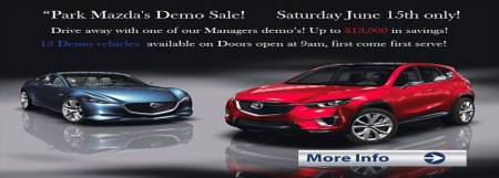 PARK MAZDA'S DEMO SALE