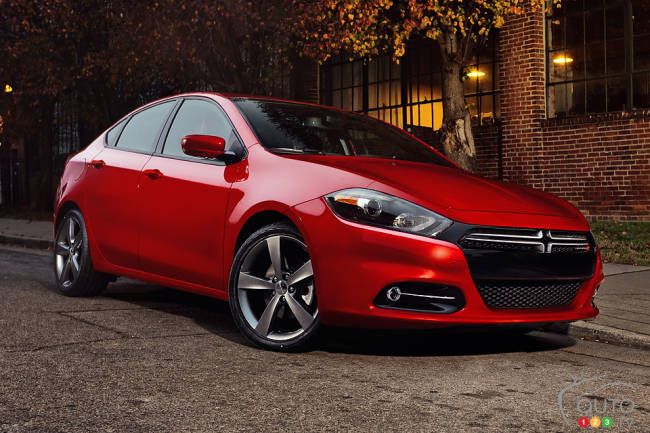 Dodge Dart 2013 vue 3/4 avant