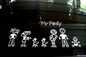 Les autocollants « My Family »