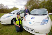 Des Nissan LEAF pour la police britannique