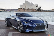 Le concept Lexus LF-LC Blue à Sydney