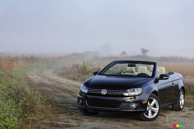 Volkswagen Eos Comfortline 2012 vue 3/4 avant