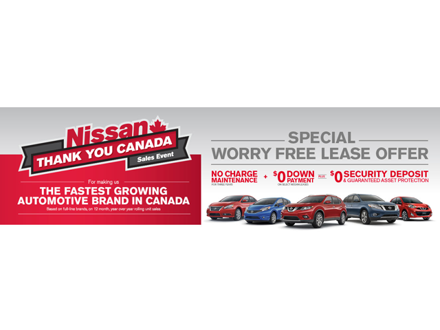 Nissan canada promotions