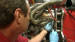The assembly of the Toyota F1 engine