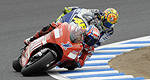 MotoGP: Casey Stoner takes pole and Rossi crashes