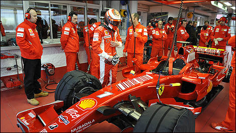 ferrari test drivers
