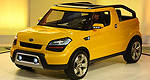Un prototype de camionnette Kia Soul'ster à Detroit