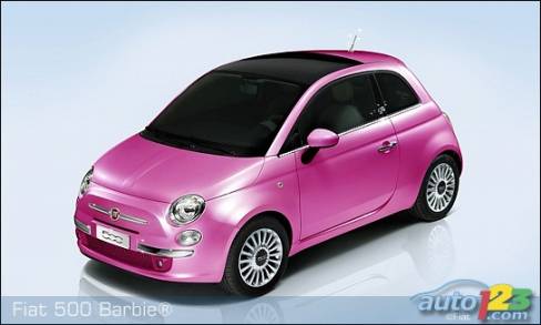 Jusqu'à 50% Voiture Fiat 500 rose pour Barbie