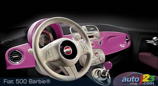 voiture barbie fiat 500