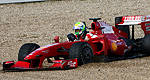 F1: Felipe Massa beaches his Ferrari in the gravel trap (photo)