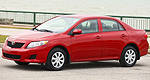 The 2010 Corolla: new standard safety features on more models