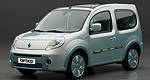 Renault présente Kangoo be bop Z.E., véhicule électrique de démonstration