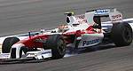 F1: Toyota's new rear wing endplates (photo)