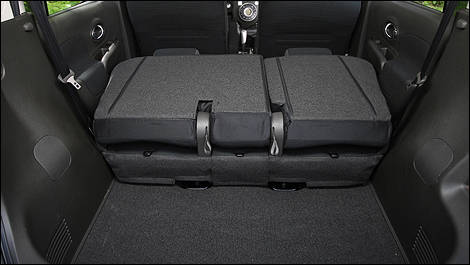 nissan cube rear seat removal