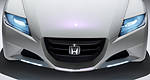 La sportive Honda CR-Z hybride sur les routes du Japon en février 2010