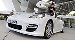 Wind-surfing legend Robby Naish visits Porsche factory