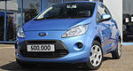 Ford Ka :  half a million sales