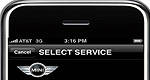 L'application pour téléphone cellulaire MINI Road Assist