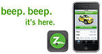 The Zipcar App is available for free from the App Store on iPhone and iPod touch