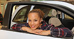 TV Star Angela Griffin Colects Her New Fiat 500C