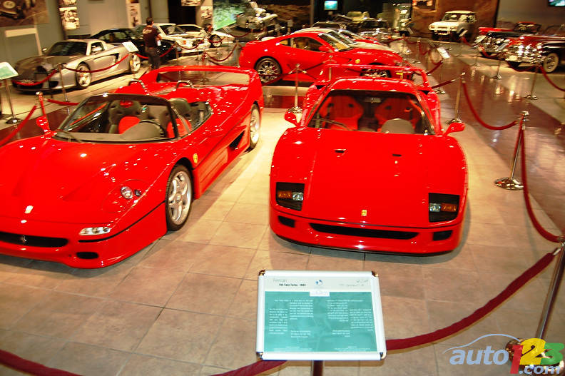 The Ferrari exhibit