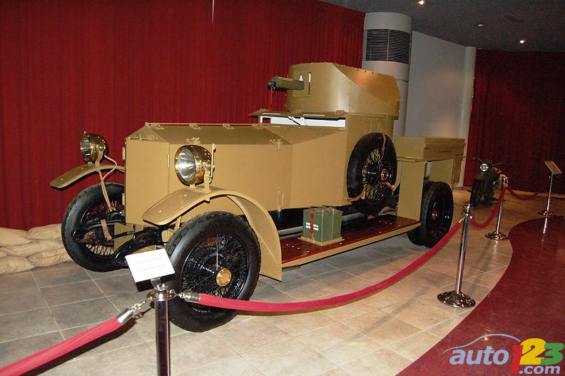 1915 military vehicle built on a Rolls Royce chassis