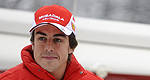 F1: Fernando Alonso wears Ferrari gear at media event