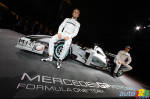 F1: D�voilement de la d�coration de la Mercedes GP � Stuttgart
