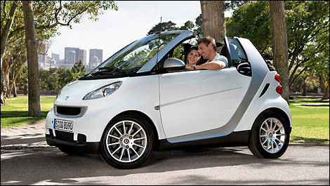 2010 smart fortwo : Record low emissions of 86 grams of CO2 per
