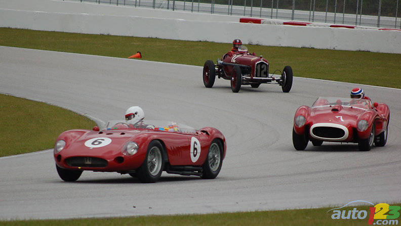 Les trois rivales : Maserati, Ferrari et Alfa Romeo.