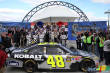 NASCAR: Jimmie Johnson n'a pas eu besoin de fer � cheval en or pour gagner � Las Vegas