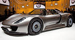 Porsche 918 Spyder Concept Car with Record-Breaking Emissions and Fuel Economy