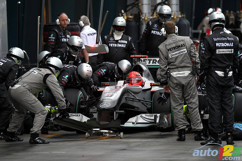 Photo: WRI2, Mercedes & McLaren
