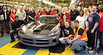 Dodge Begins Production of 2010 Viper SRT10 ACR-X
