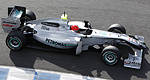 F1: Un châssis Mercedes modifié pour Michael Schumacher à Barcelone