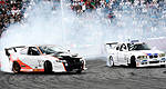 Driftmania: Pink was the colour to wear at Autodrome St. Eustache!