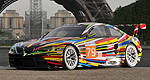 BMW unveiled Jeff Koons' BMW Art Car in Paris