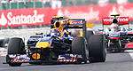 F1: Mark Webber wins at Silverstone despite wing issue