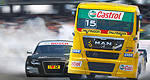 Grand défi d'un camion de course contre une Audi du DTM !