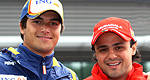 F1: Felipe Massa and Nelson Piquet Junior not taking to each other