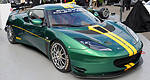 IRL: Jimmy Vasser and Takuma Sato test run the Lotus Evora GT-4