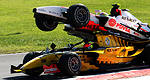 GP2: Photos and video of Pastor Maldonado's accident in Monza