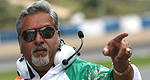 F1: Les 'places sont libres' chez Force India pour 2011 affirme Vijay Mallya