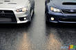 2010 Mitsubishi Lancer Evolution, 2011 Subaru Impreza WRX STI 4-door