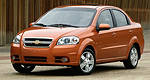 The Chevrolet Aveo renamed Sonic