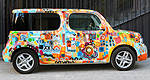 Nissan Cube receives ''Art Car'' treatment