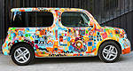 La mode des « Art Car » rattrape la Nissan Cube!