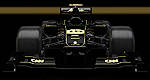 F1: Team Lotus unveils the black-and-gold paint