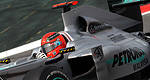 F1: Mercedes confirms 'simulator sickness' for Michael Schumacher